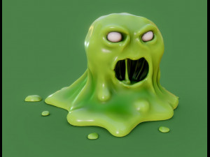 jelly monster halloween 3D मॉडल