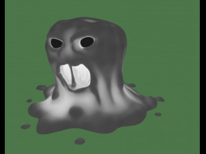 jelly monster halloween 3D Модель