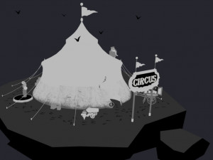 monster circus low poly low 3D 모델