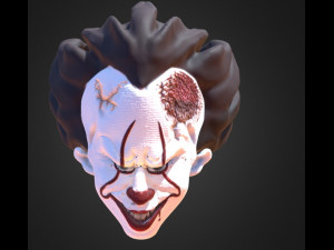 it clown terror halloween 3D Model