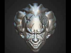 it clown terror halloween 3D Model