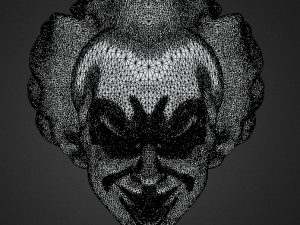 it clown terror halloween Modelo 3D