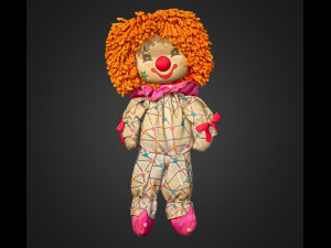 clown puppet doll Modelo 3D