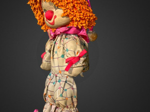 clown puppet doll 3Dモデル