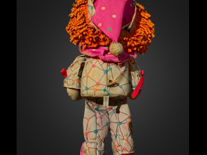 clown puppet doll 3Dモデル