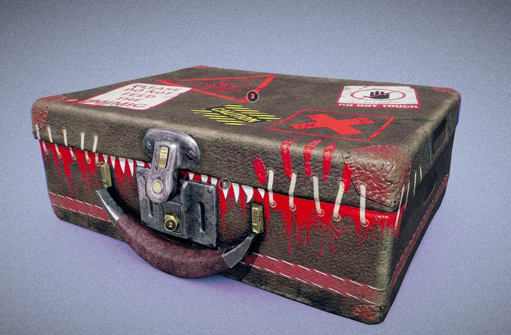 suitcase challenge 3D Model .c4d .max .obj .3ds .fbx .stl .blend 
