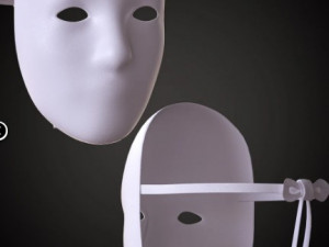 mask dia los muertos halloween Modello 3D