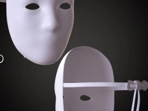 mask dia los muertos halloween 3D Model