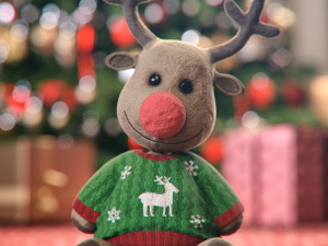 plush reindeer decoration set 3Dモデル
