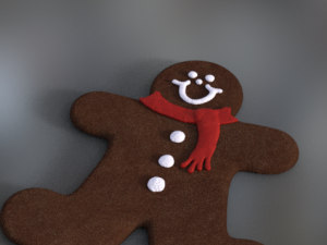 set sweet chrismas decor Model 3D