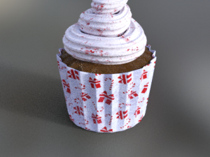 set sweet chrismas decor Model 3D
