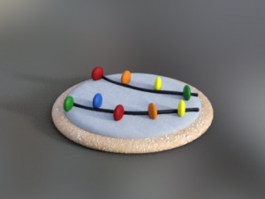 set sweet chrismas decor Model 3D