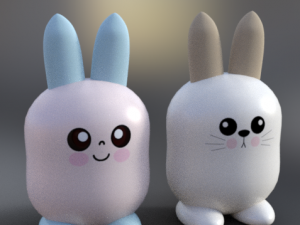 cute kawaii pack toy low-poly Model 3D