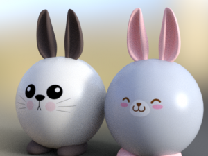 cute kawaii pack toy low-poly Model 3D