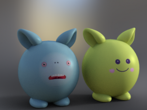 cute kawaii pack toy low-poly Model 3D