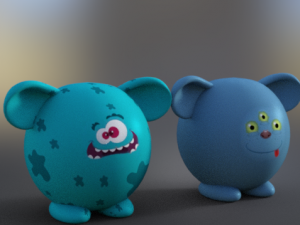 cute kawaii pack toy low-poly Model 3D