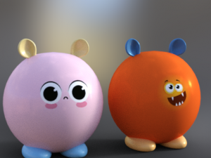 cute kawaii pack toy low-poly Model 3D