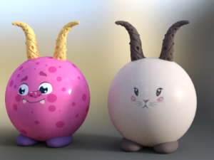 cute kawaii pack toy low-poly Model 3D