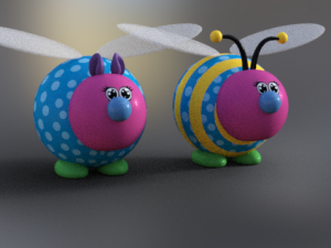 cute kawaii pack toy low-poly Model 3D