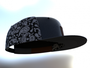 caps skate Modelo 3D
