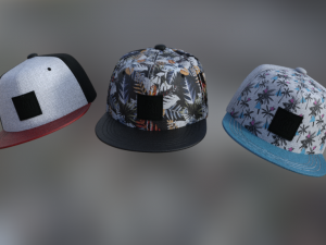 caps skate Modelo 3D
