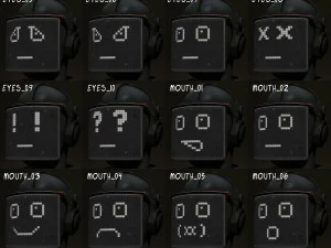 face behind screen and display 3D Model