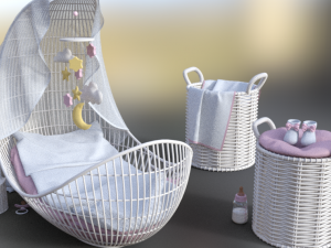 pack bedroom babies 3D Model