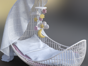pack bedroom babies 3D Model