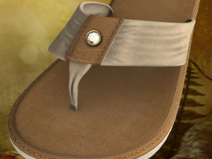 flipflops girls fashion Model 3D