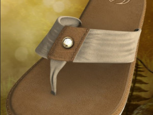 flipflops girls fashion Model 3D