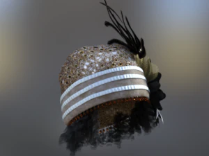 cappello vintage 1920 Modello 3D