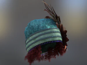 hat 1920 vintage 3D Model