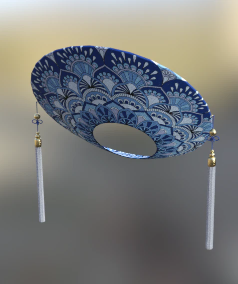 headware vietnamese 3D Model .c4d .max .obj .3ds .fbx .stl .blend 