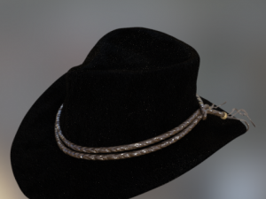leather cowboy hat unissex 3Dモデル