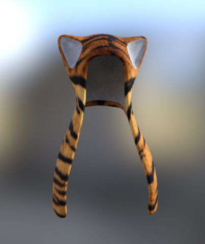 kitty hats fantasy 3D Model .c4d .max .obj .3ds .fbx .stl .blend 