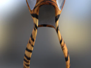 fantasia de chap&eacute;us de gatinho Modelo 3D