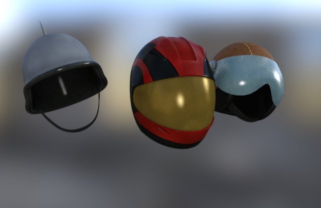 mcyclehelmets pack Model 3D .c4d .max .obj .3ds .fbx .stl .blend 