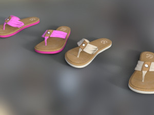 flips flops summer 3D-Modell