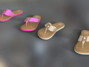 chinelos de ver&atilde;o Modelo 3D