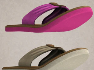 flips flops summer 3D Model