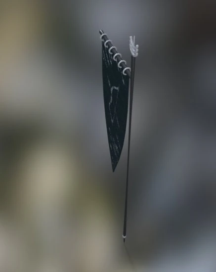 archery banner 3D Model .c4d .max .obj .3ds .fbx .stl .blend 