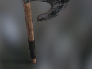 axe and swords 3D मॉडल