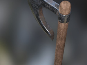 axe and swords Modèle 3D