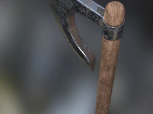 axe and swords 3D Model