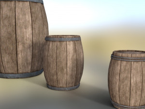 barrel pack Model 3D