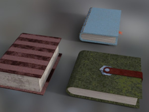 books 3Dモデル