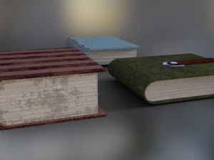 books 3D Model