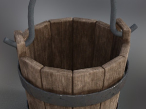 Medieval Bucket Modello 3D