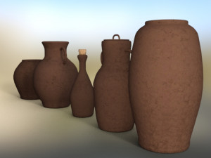 Jars pack 3D Model