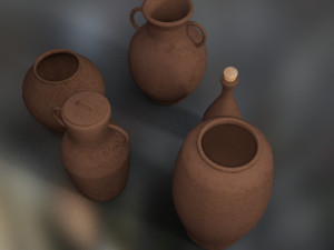 Jars pack 3D Model